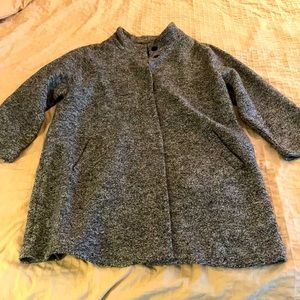 Tahari Wool blend twill swing coat. Size 1X